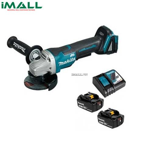 Máy mài góc dùng pin Makita DGA408RTJ1 (18V:5Ah)