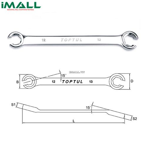 Cờ lê 2 đầu miệng TOPTUL AEAA1213