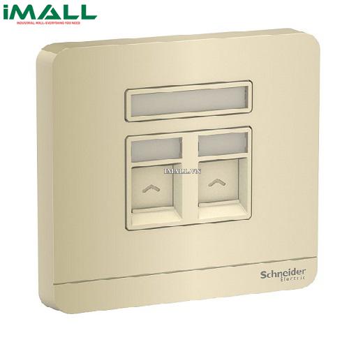 Ổ cắm mạng cat6 đôi Schneider E8332RJS6_WG_G19