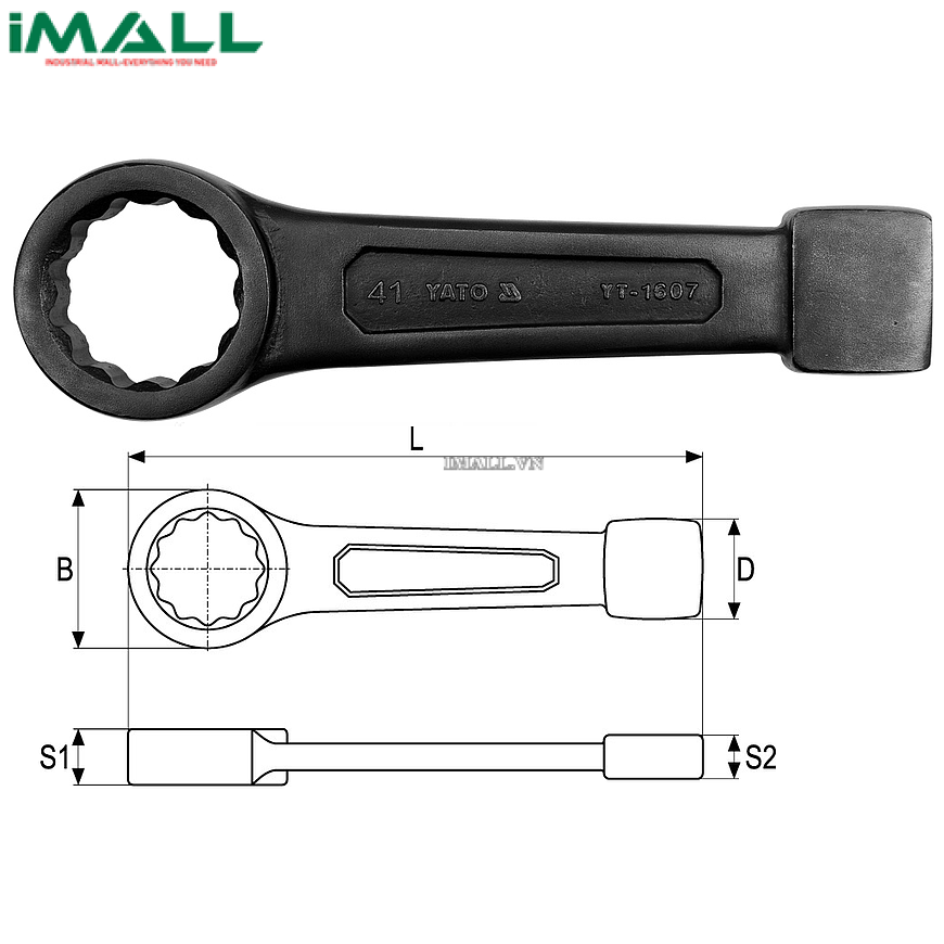 Cờ lê vòng đóng Yato YT-1604 (32mm)