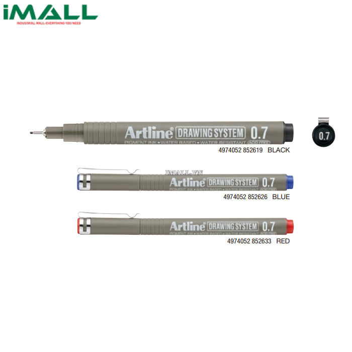 Bút lông kim màu đỏ Artline Drawing System EK-237N (0.7mm)