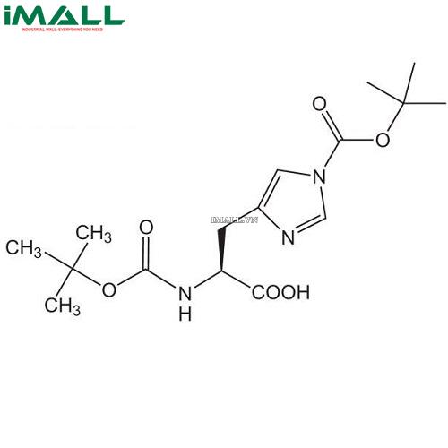 Hóa chất Boc-His(Boc)-OH . DCHA (C₁₆H₂₅N₃O₆*C₁₂H₂₃N; Chai nhựa 25 g) Merck 8530670025