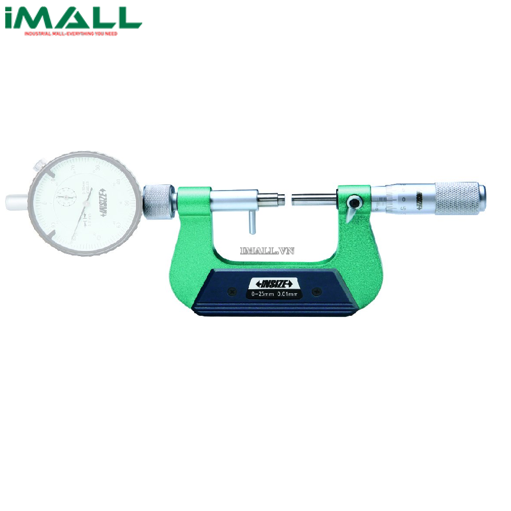 Panme có đồng hồ so INSIZE 3331-100A (75-100mm, 0.01mm)