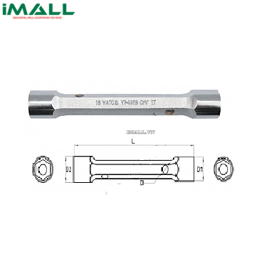 Cờ lê 2 đầu ống Yato YT-4925 (27x29mm)