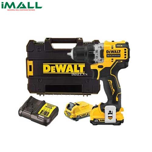 Máy khoan vặn vít dùng pin 12V DeWALT DCD701D2-KR (SET 2Ah)