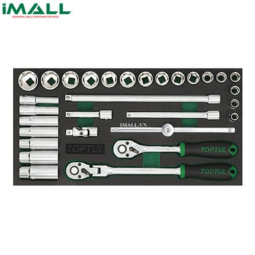 Bộ tuýp 3/8" 30pcs Toptul GVA3002