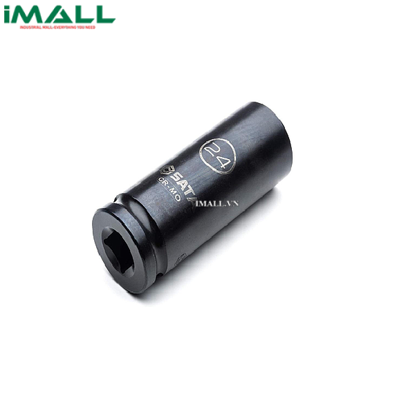 Đầu tuýp lục giác đen thành mỏng, loại dài 1/2" SATA 34417T (24mm)
