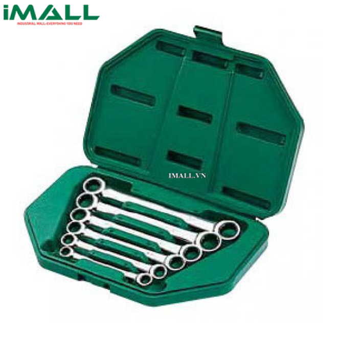 Bộ cờ lê hai đầu vòng tự động 6 chi tiết (8mm - 19mm) SATA 09025