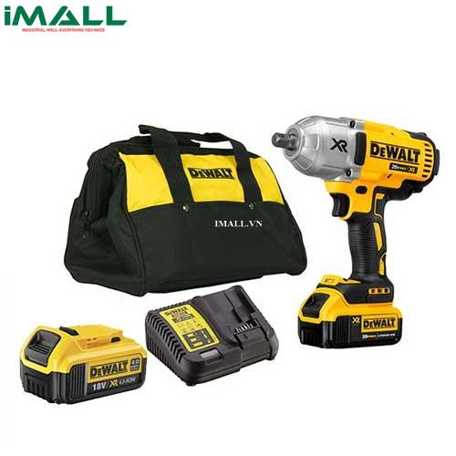 Máy vặn bulong dùng pin 18V DeWALT DCF899M2-B (SET 4Ah)