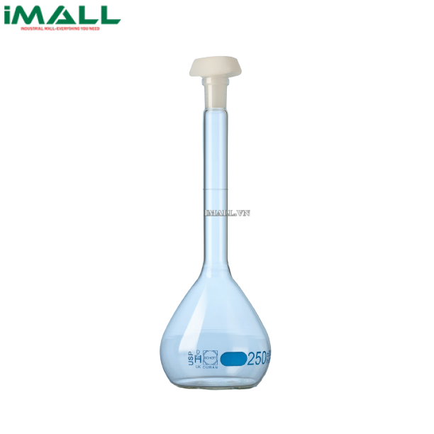 Bình định mức 250ml A 14/23 nút nhựa Duran 246783653