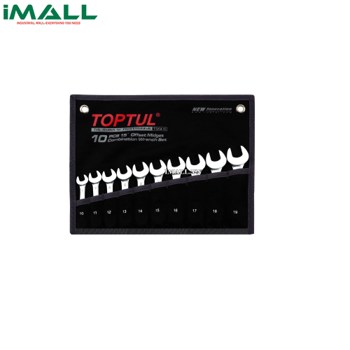 Bộ cờ lê vòng miệng 10 món (AAAF: 10~19mm) TOPTUL GPAF1001