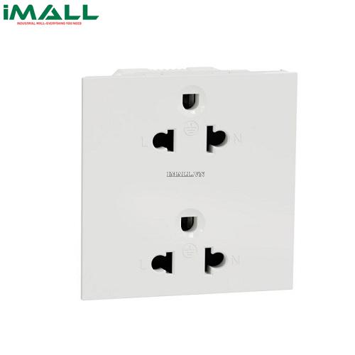 Ổ cắm đôi 3 chấu 16A size E Schneider M3T426UST2_WE