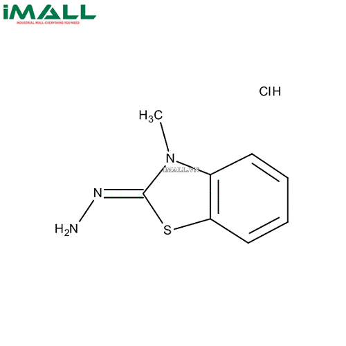 Hóa chất 3-Methyl-2-benzothiazolinone-hydrazonehydrochloride để phân tích (C₈H₁₀ClN₃S, Chai thủy tinh 10g) Merck 1045270010