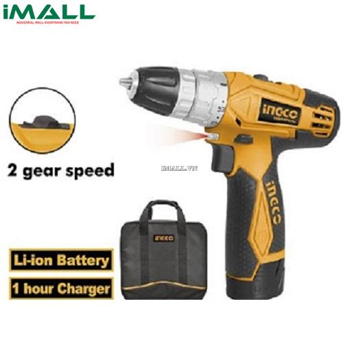 Máy khoan và vặn vít dùng pin INGCO CDLI208120 (12V)
