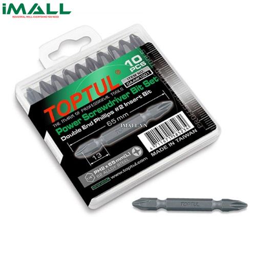 Bộ mũi vít bake 10 chi tiết PH3x65mm Toptul GAAW1003
