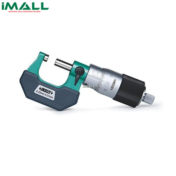 Panme đo ngoài cơ khí INSIZE 3208-25B (0-25mm; 0.01mm; ±4µm)