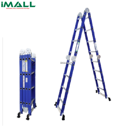 Thang nhôm gấp 4 khúc Nikita NTK T44XD