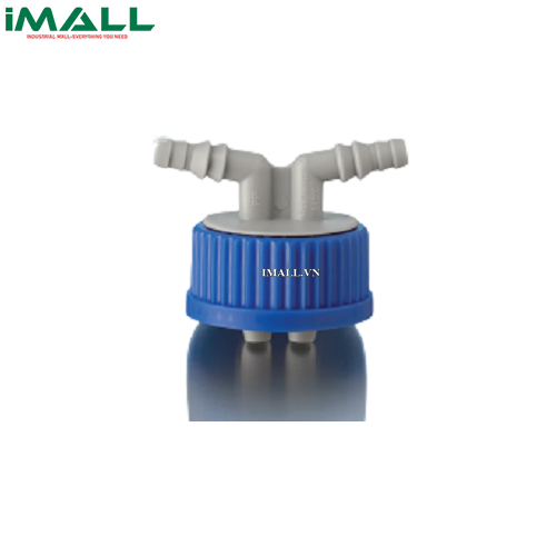Nắp vặn GL 45 có 2 lỗ (OD 6-9mm), PP Duran 293102807