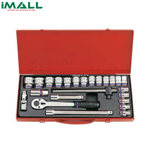 Bộ tuýp 24 chi tiết hệ inch Kingtony 4028SR (1/2")