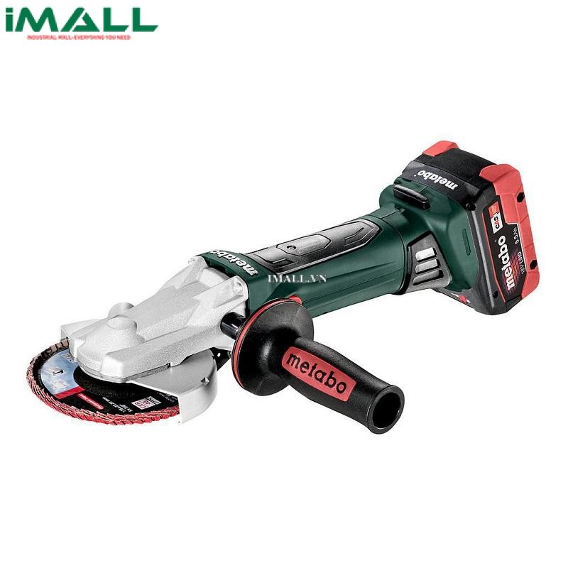 Máy mài góc đầu dẹt không dây METABO WF 18 LTX 125 QUICK (18V 2X5.5AH LIHD) (601306660)