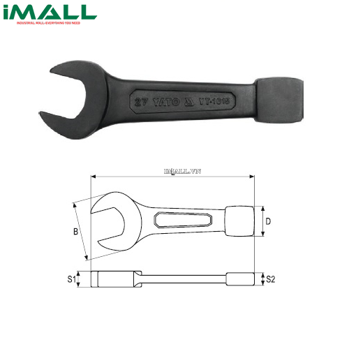 Cờ lê miệng đóng Yato YT-1616 (30mm)