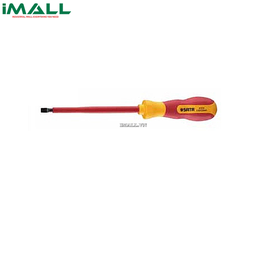 Tuốc nơ vít dẹp 6.5x150mm, VDE cách điện 1000V Sata 61315