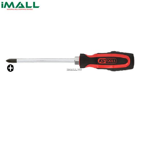 Tô vít 4 cạnh thân tròn KS Tools 159.1027 (155 mm )