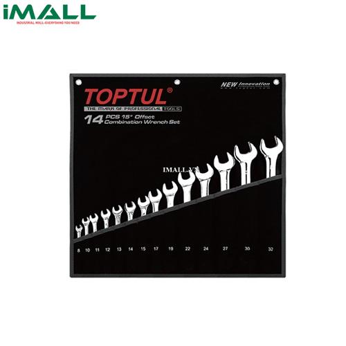 Bộ cờ lê vòng miệng 14 món (AAAB: 8~32mm) TOPTUL GPAB1401