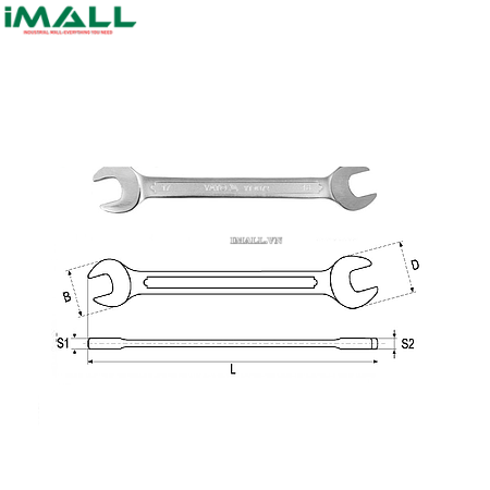 Cờ lê 2 đầu miệng hệ mét Yato YT-4804 (11x13mm)