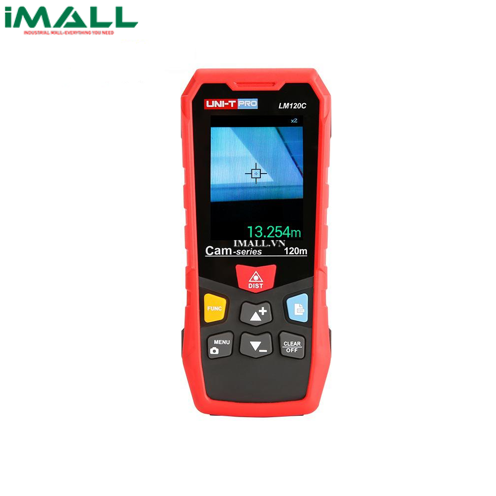 UNI-T LM120C Laser Distance Meter (120m, IP65, camera, digital level)