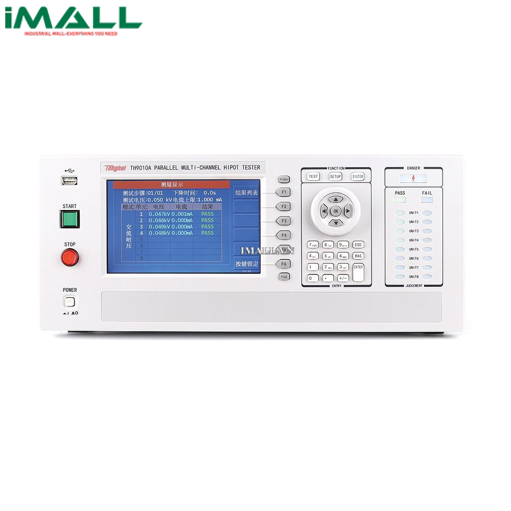 Máy kiểm tra Hipot Tonghui TH9010A (AC 0.10kV — 5.00kV; DC 0.10kV — 6.00kV)