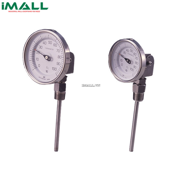 Đồng hồ đo nhiệt độ chỉ thị kim skSATO BM-F-90S (2710-B, Loại góc đo tùy chỉnh)