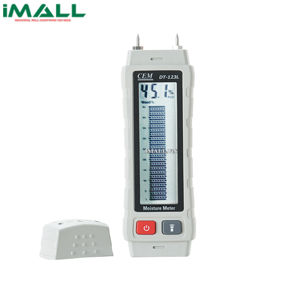 Máy đo độ ẩm gỗ CEM DT-123L (6-44%(gỗ); 0.2-2.0%(vật liệu))