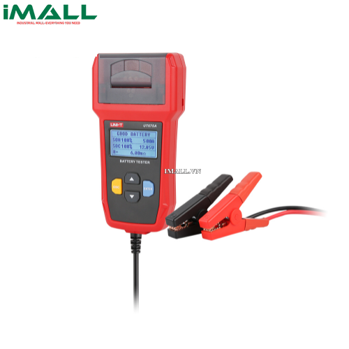 Thiết bị kiểm tra pin, ắc qui UNI-T UT675A (7~30VDC, kết nối USB, tích hợp máy in)
