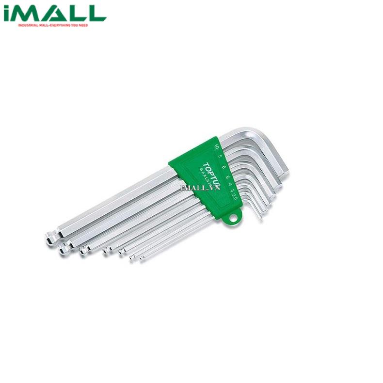 Bộ chìa lục giác đầu bi 7 món TOPTUL GAAL0704 (2.5~10 mm)