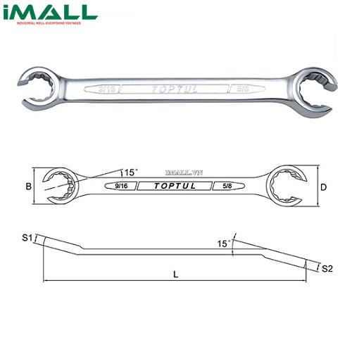 Cờ lê 2 đầu miệng TOPTUL AFEA1820