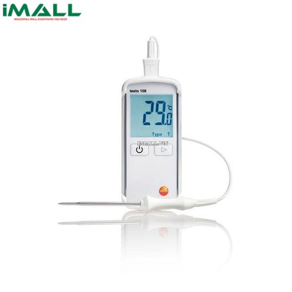 Máy đo nhiệt độ TESTO 108-2 (0563 1082, -50 ~ +300 °C, IP67, TopSafe, IP67)