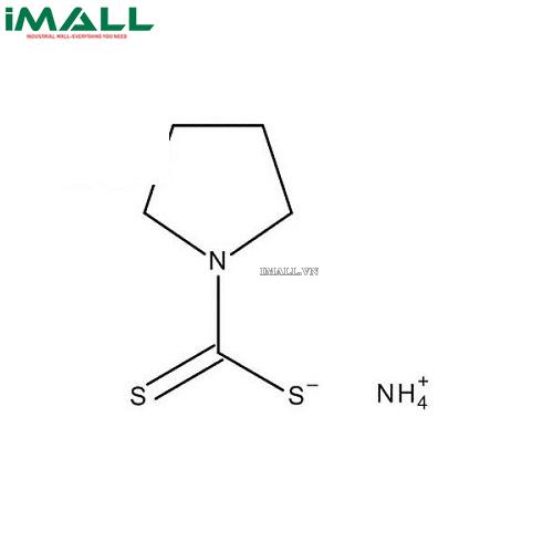 Hóa chất Pyrrolidine-1-dithiocarboxylic acid ammonium salt để tổng hợp (C₅H₁₂N₂S₂; Chai nhựa 100 g) Merck 8211000100