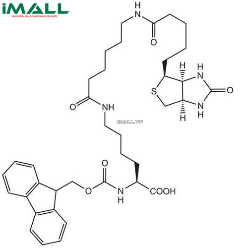 Hóa chất Fmoc-Lys(biotinyl-ε-aminocaproyl)-OH (C₃₇H₄₉N₅O₇S; Chai thủy tinh 1 g) Merck 8521000001