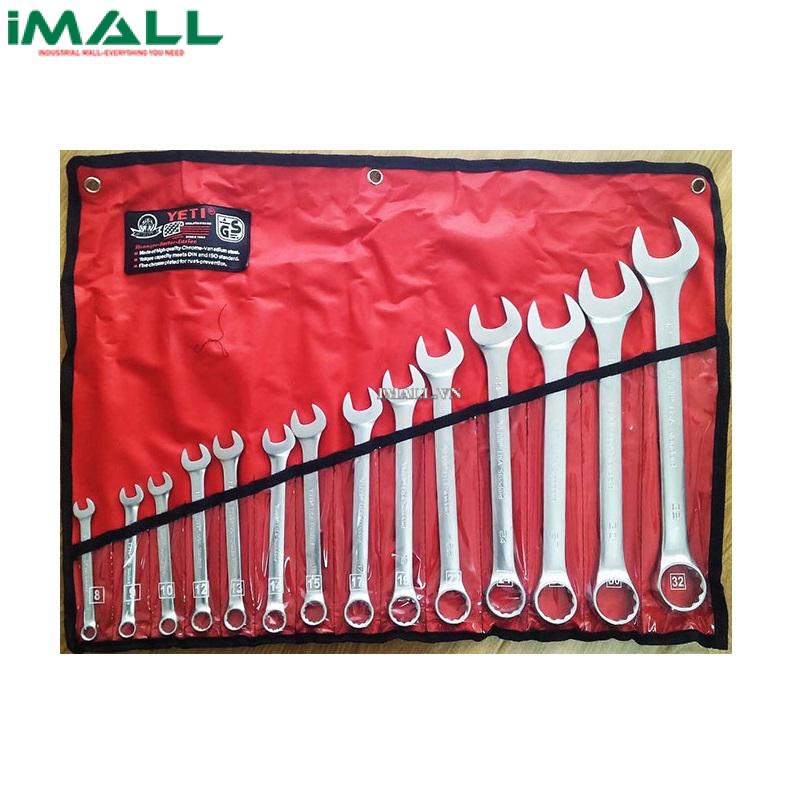 Bộ cờ lê vòng miệng hệ mét 14 chi tiết YETI (8~32mm)