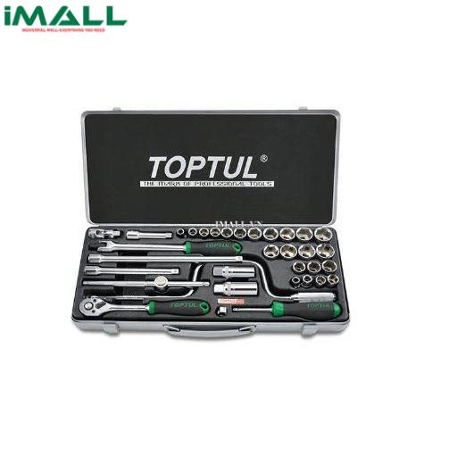 Bộ dụng cụ vặn ốc 3/8 inch 34 chi tiết TOPTUL GCAD3403 (METRIC, SAE)