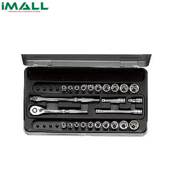 Bộ đầu khẩu vặn ốc KTC TB2X20B (1/4”, 25 chi tiết)