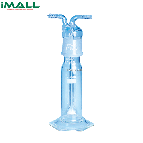 Bình sục khí thủy tinh DURAN (Màng lọc đầu, 500ml; 45/40) SciLab SL.Bot2083
