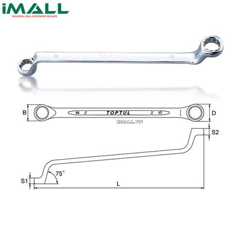 Cờ lê 2 đầu vòng Toptul AAAIE507