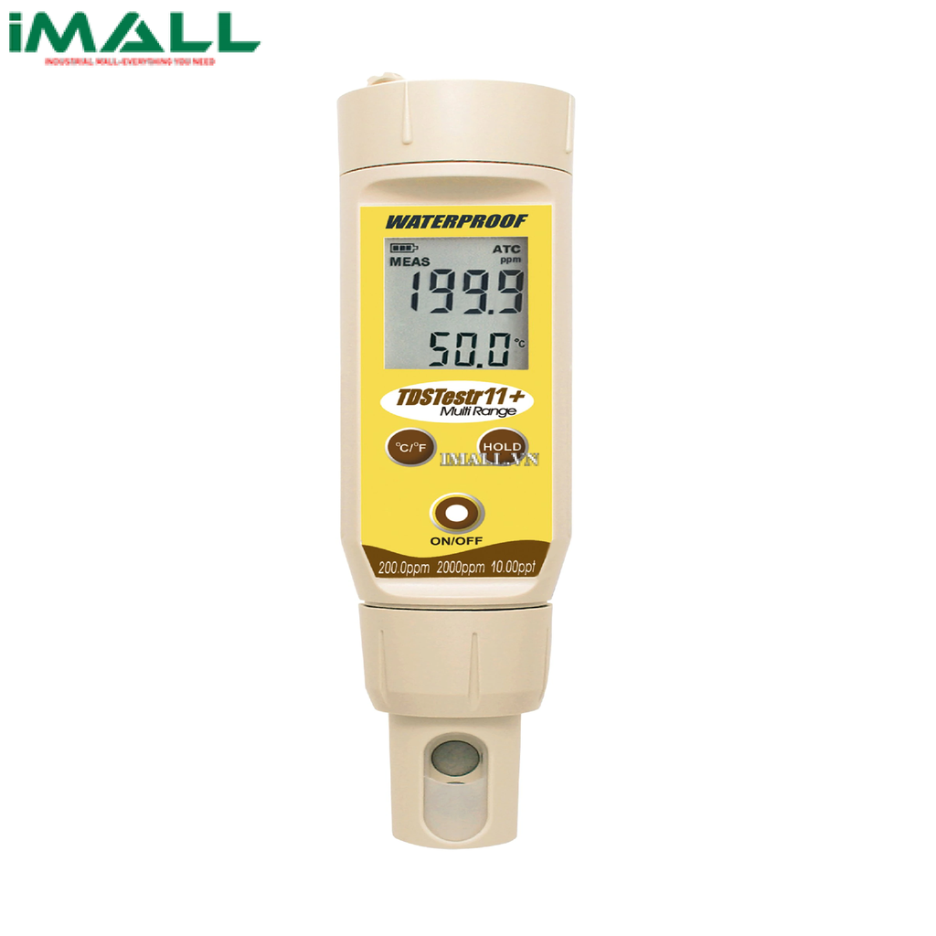 Bút đo TDS Eutech TDSTestr 11+ (TDSTEST11PLS) (200.0 ppm/2000 ppm/10.00 ppt)