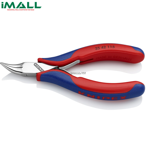 Kìm Kẹp Linh Kiện Mũi Cong 45° Electronics Pliers Knipex 35 42 115