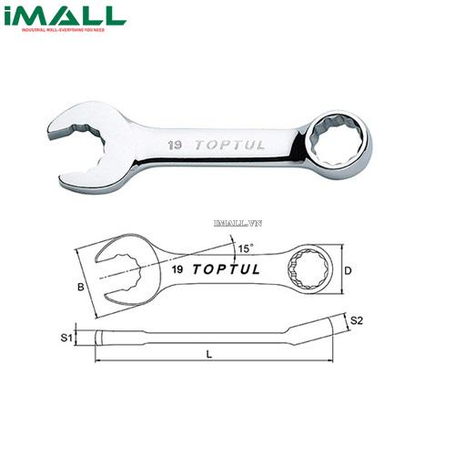 Cờ lê vòng miệng ngắn 7mm Toptul AAAG0707