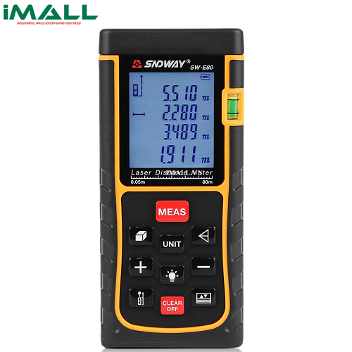 Máy đo khoảng cách lazer (0.05-150m) SNDWAY SW-E80
