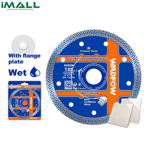 Lưỡi cắt gạch đa năng 125x22.2mm Wadfow WDC3K03