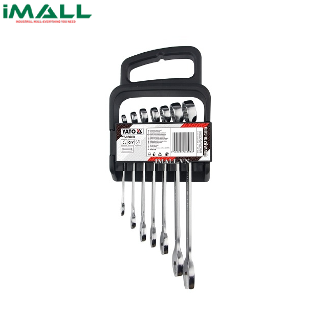Bộ cờ lê vòng miệng 7 chi tiết Yato YT-03608 (8-19mm)